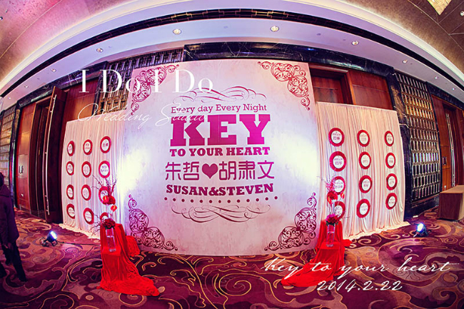 背景墙,主题婚礼,