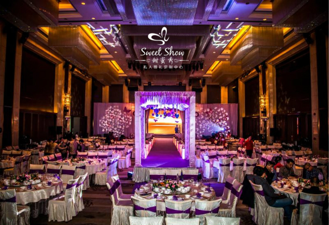 宴会厅,唯美梦幻室内婚礼,