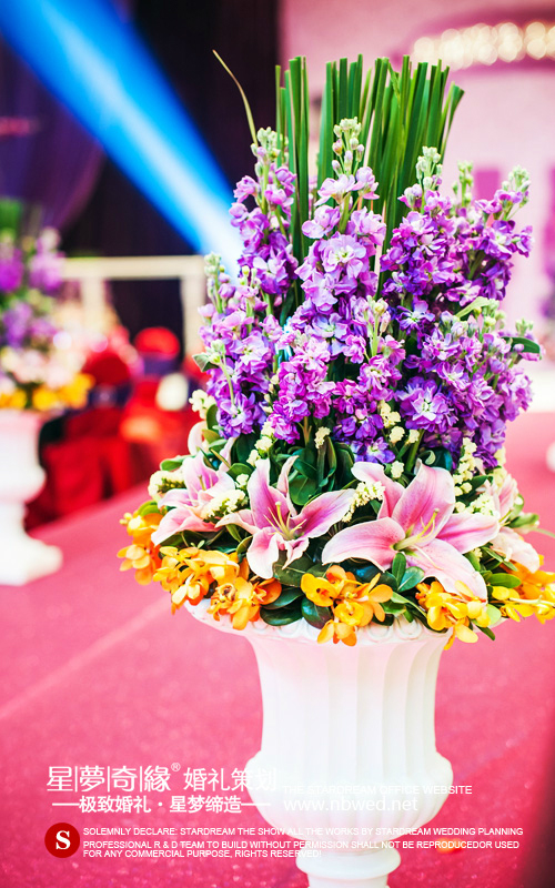 华丽桌花,主题婚礼,