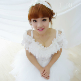 IDO国际婚纱馆:QIQI试纱