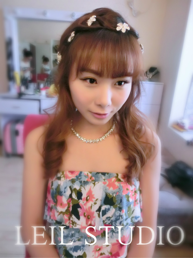 小清新新娘发型,