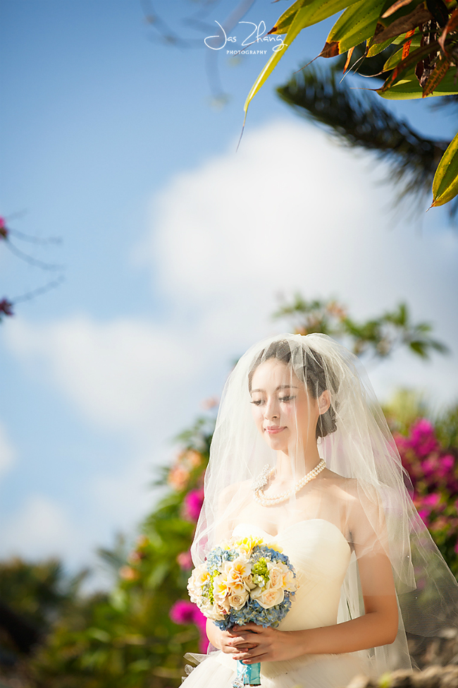 新娘特写,巴厘岛,