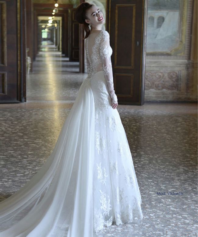 Atelier Aimee,拖尾蕾丝婚纱,2015秋冬纽约婚纱周,
