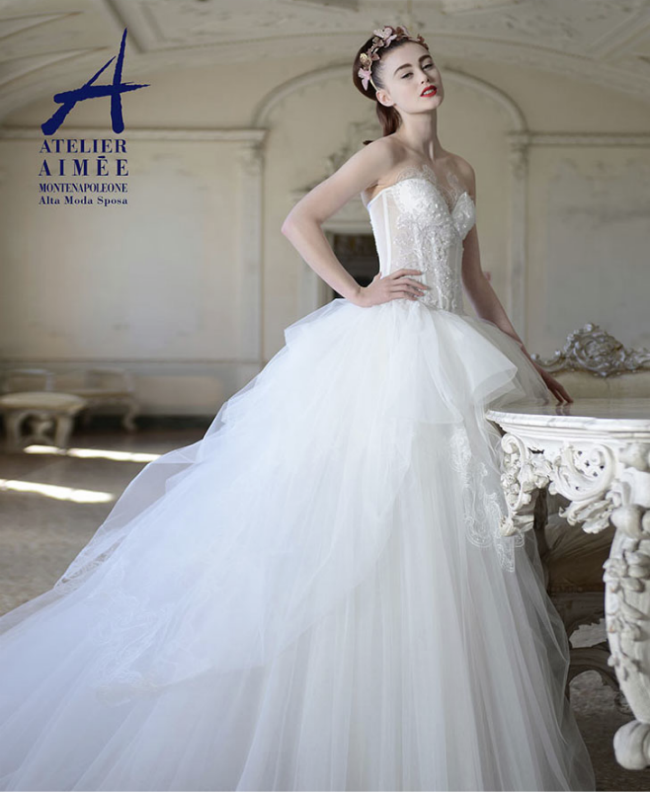 Atelier Aimee,蓬蓬裙婚纱,2015秋冬纽约婚纱周,
