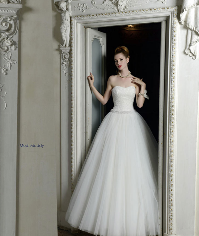 Atelier Aimee,抹胸蓬蓬裙婚纱,2015秋冬纽约婚纱周,