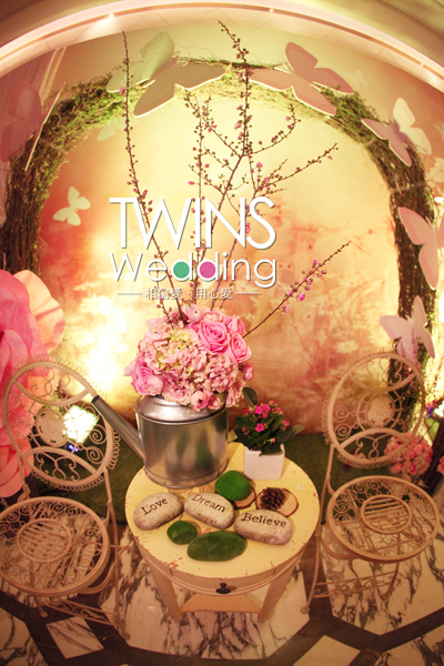 春日,花园,午后,