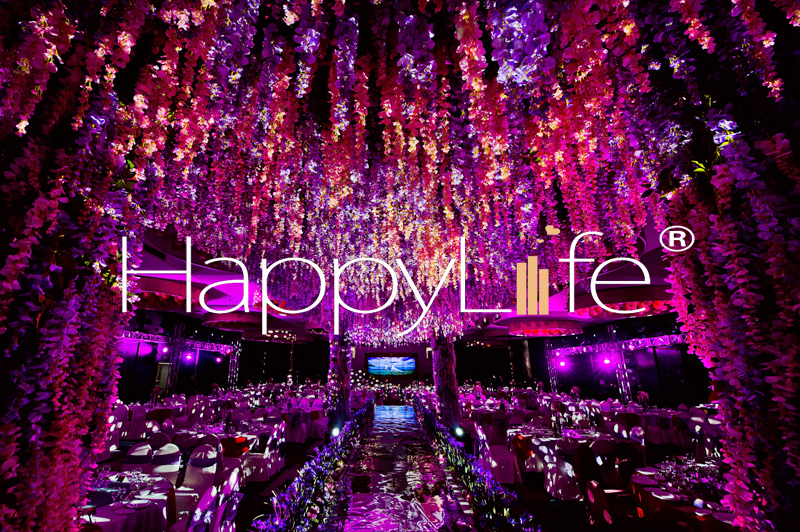 吊饰,唯美梦幻婚礼,灯光舞美,