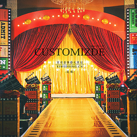 舟山家有喜事婚礼策划工作室:复古电影主题婚礼《LOVE FOREVER》