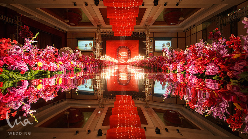 奢华大气婚礼,路引,背景墙,