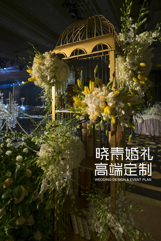 花艺,鸟笼,