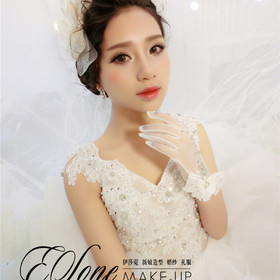 伊莎菀新娘造型:灵动的空气造型