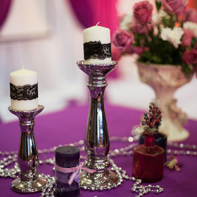 拉斐亚婚礼策划:拉菲亚婚礼—大气紫色系