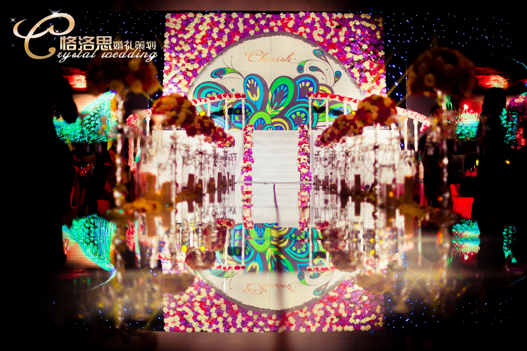 主题婚礼,背景墙,