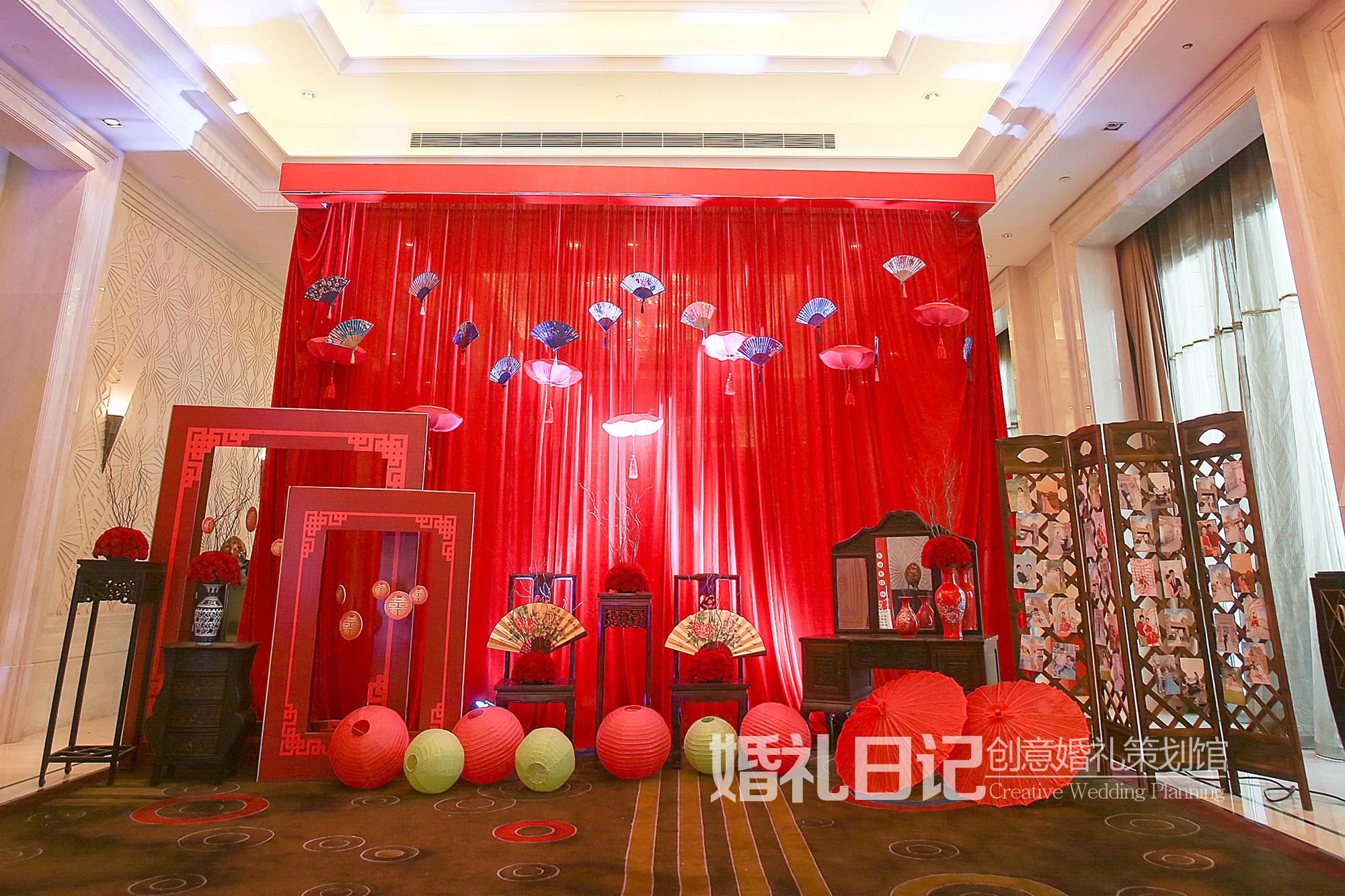 主题婚礼,背景墙,