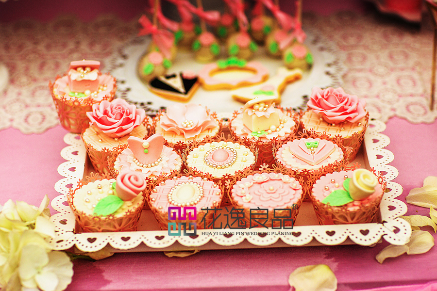 翻糖,cupcake,