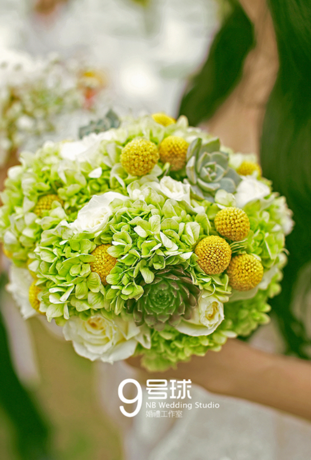 手捧花,