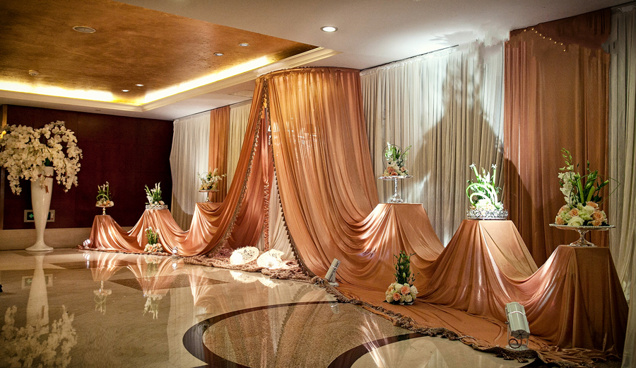 迎宾区,帷幔,