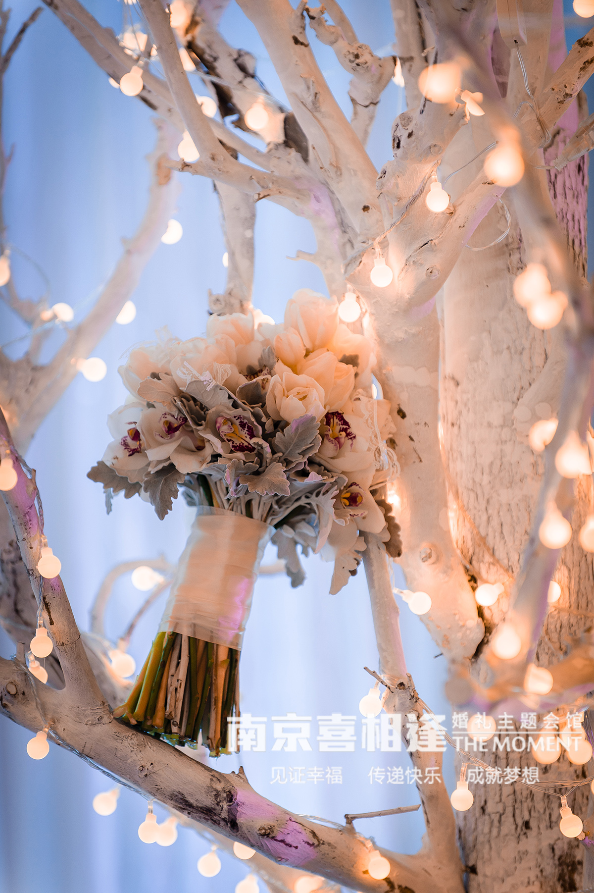 手捧花,
