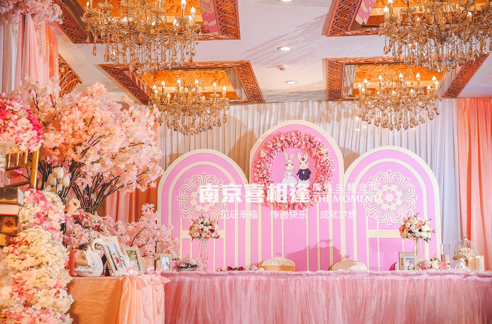 彼得兔与樱花主题可爱甜美婚礼