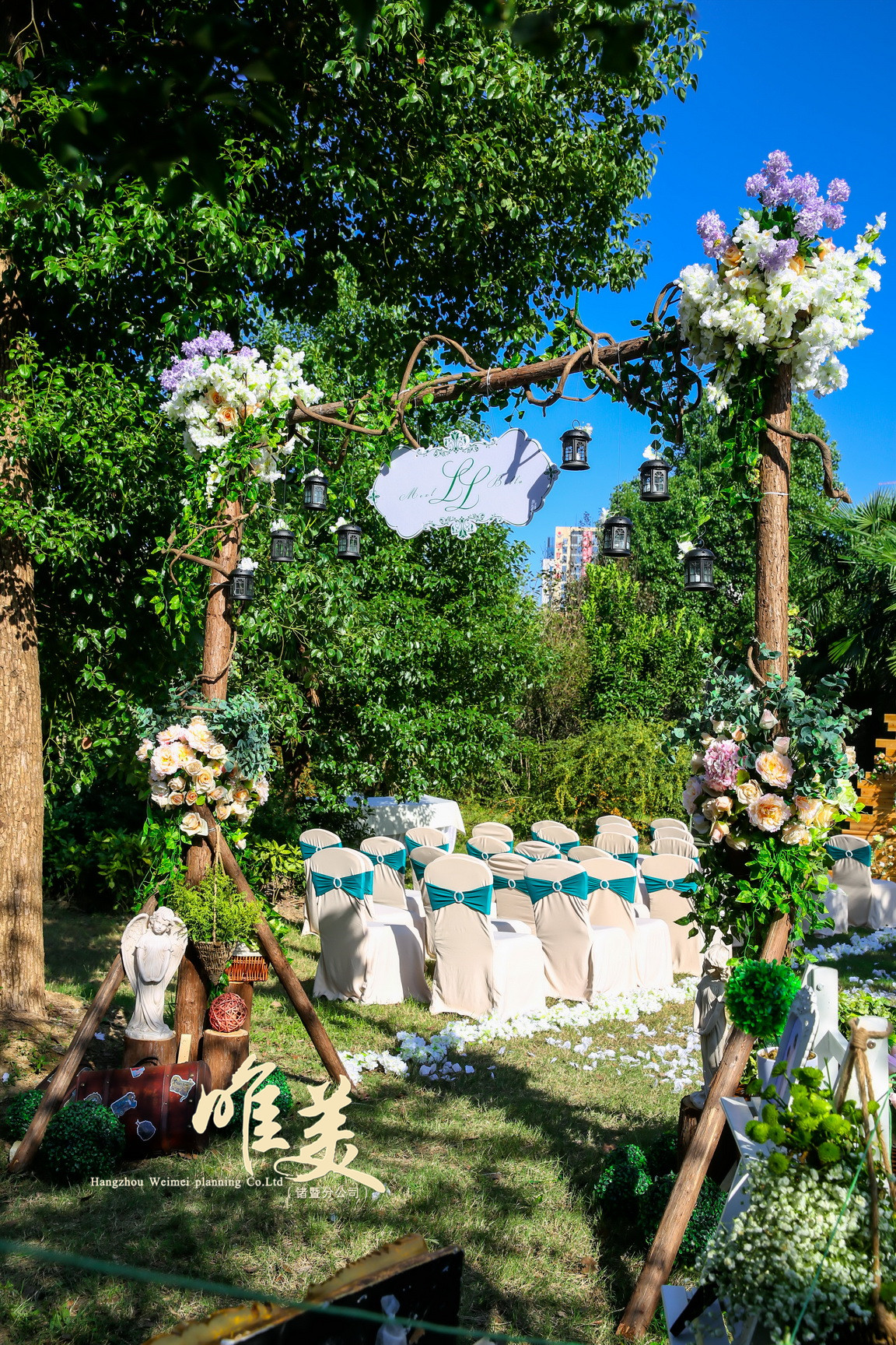 仪式花亭,婚礼入口,森系婚礼,