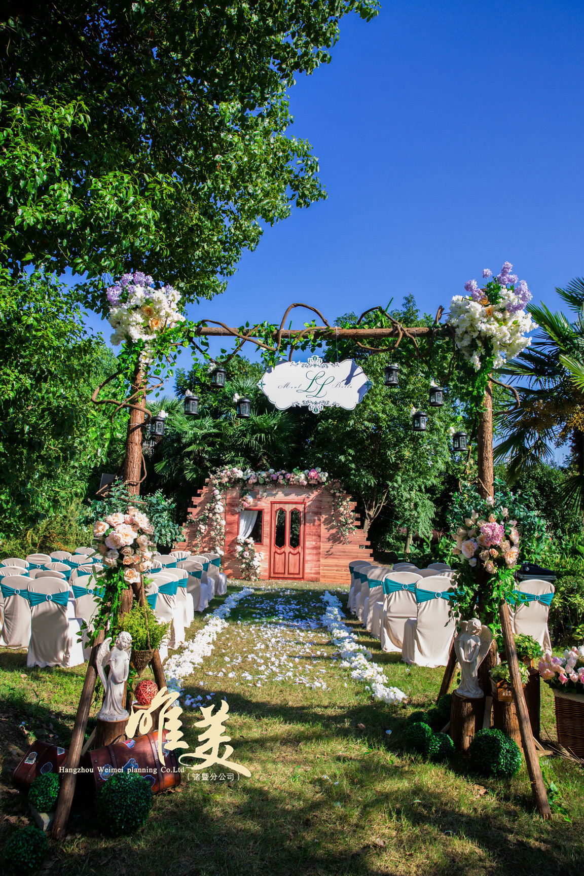 婚礼场地,婚礼布置,户外婚礼,