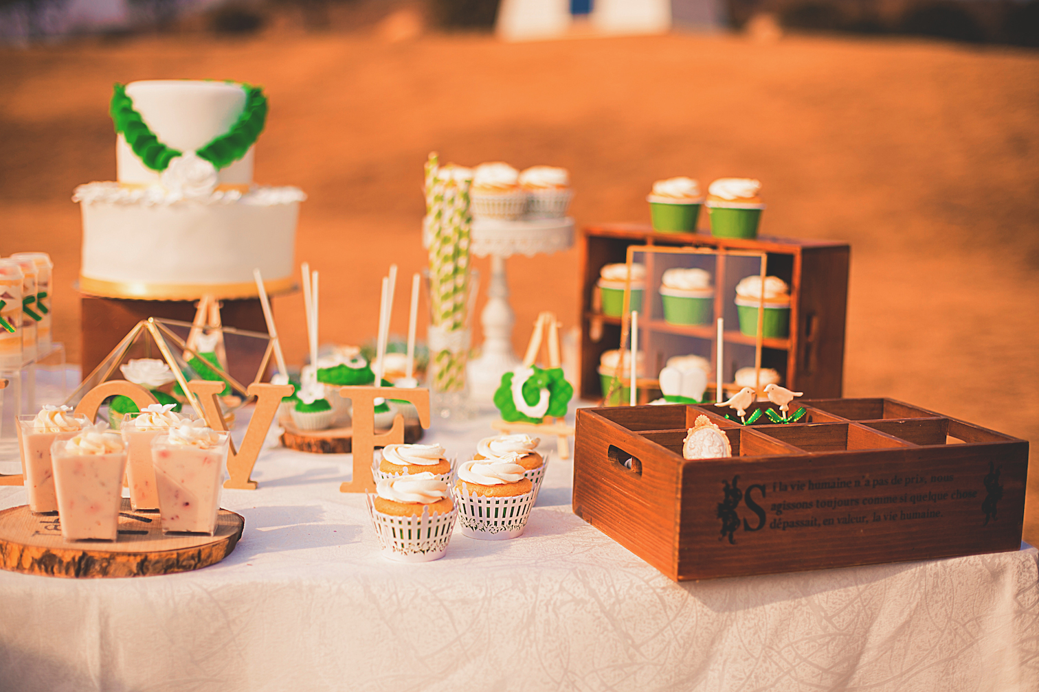 婚礼甜品,cupcake,