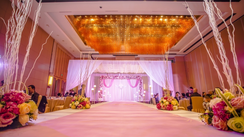 粉色系婚礼：那洋幸福 铭记一生