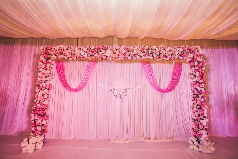 帷幔,背景墙,婚礼布置,