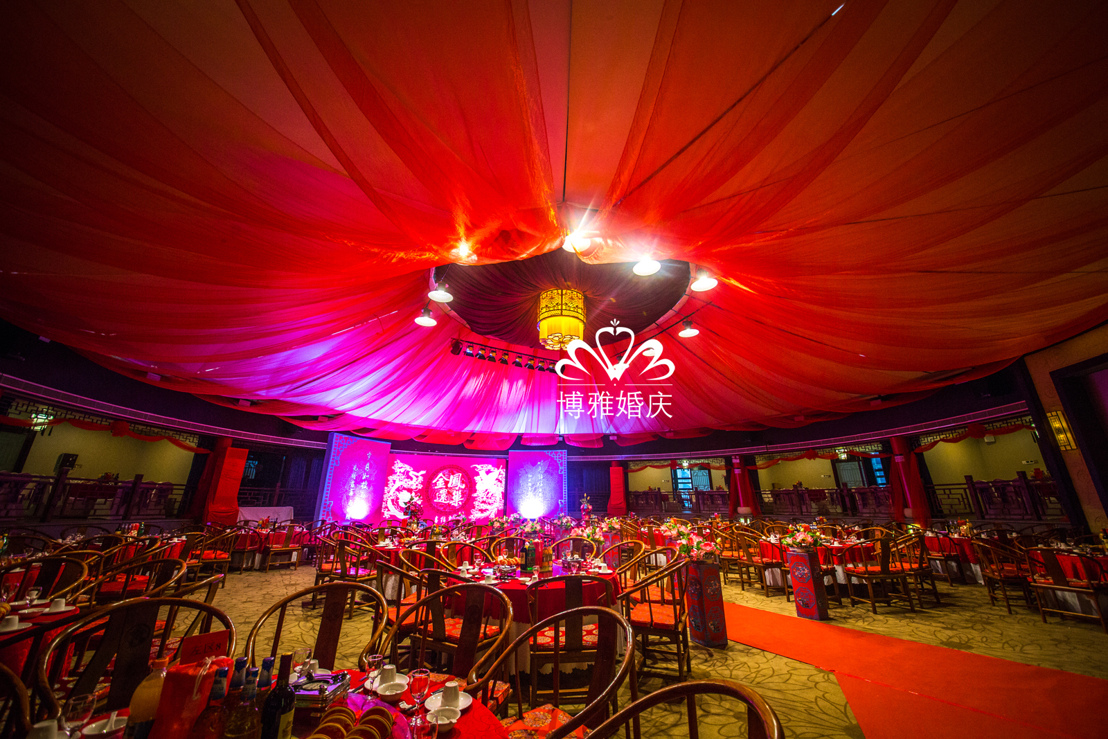 中式婚礼,婚礼场地,宴会厅,