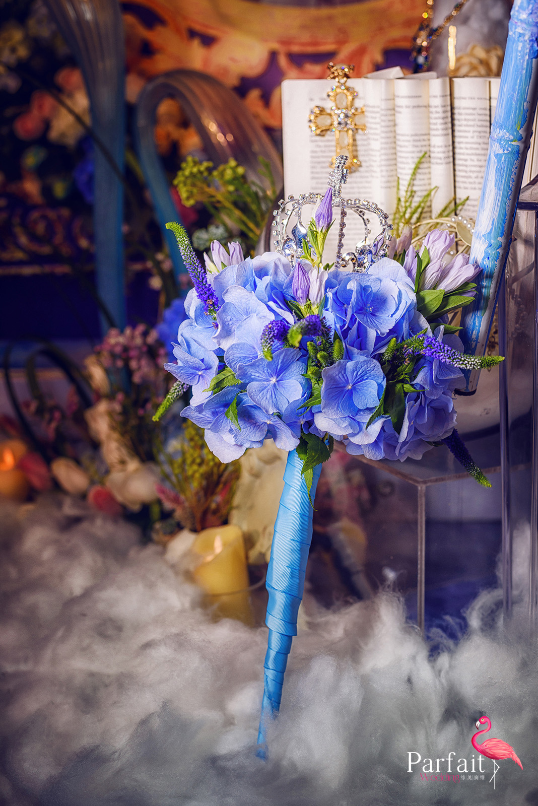 手捧花,