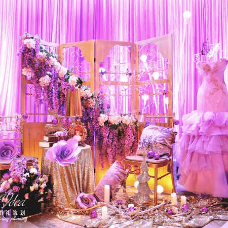 紫色系主题婚礼《小幸运》