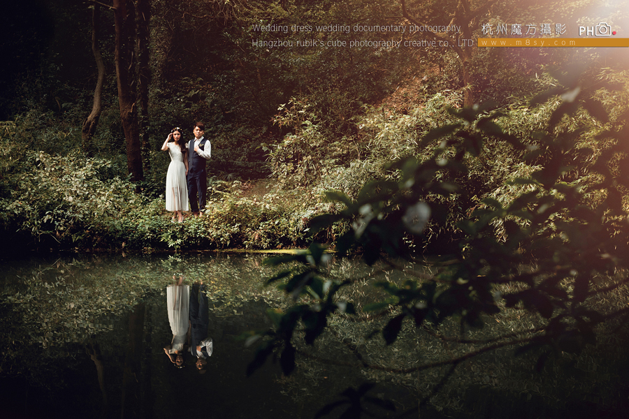 森系小清新婚纱摄影《绿光森林》-来自杭州魔