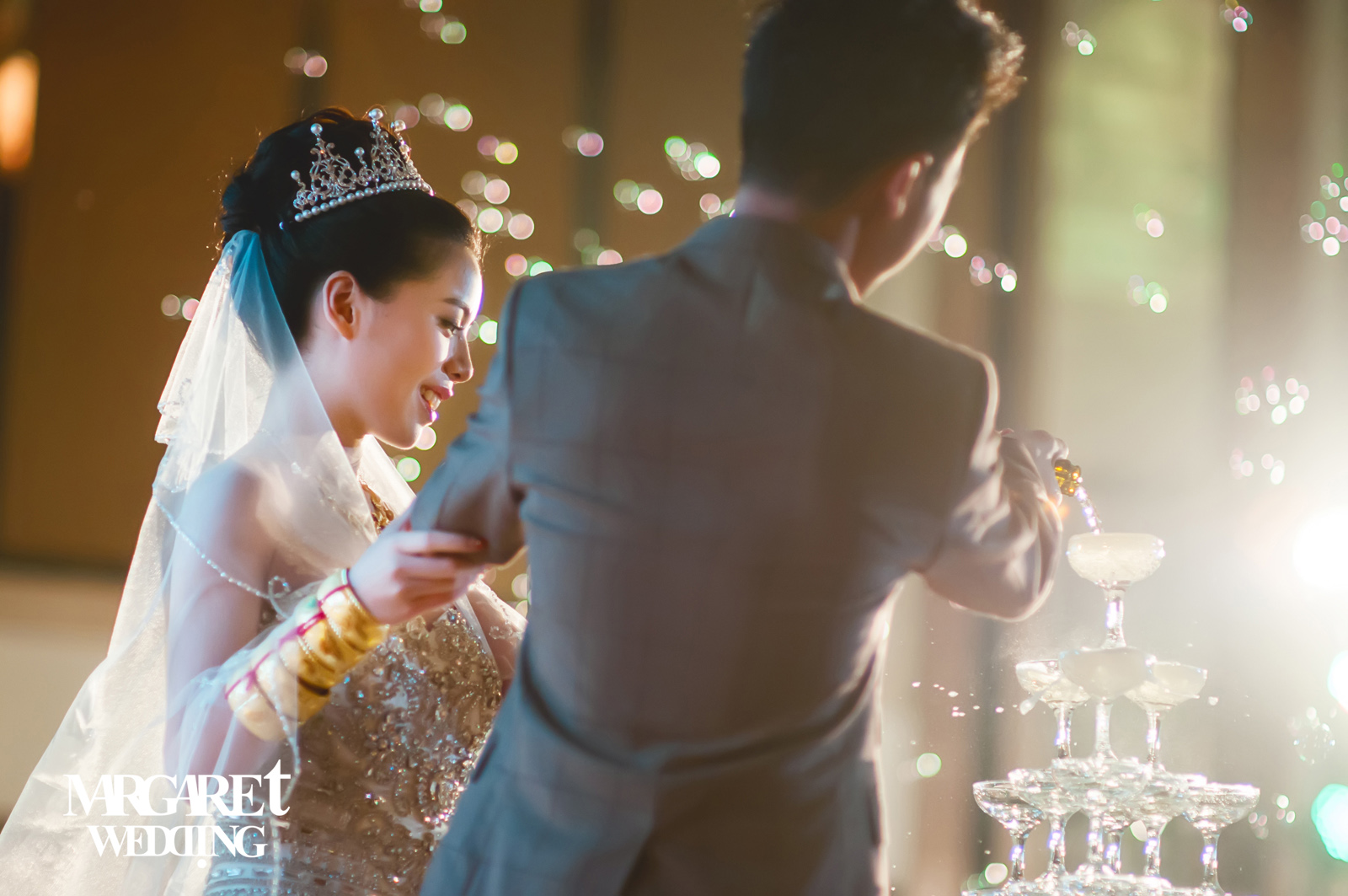 倒香槟,婚礼跟拍,