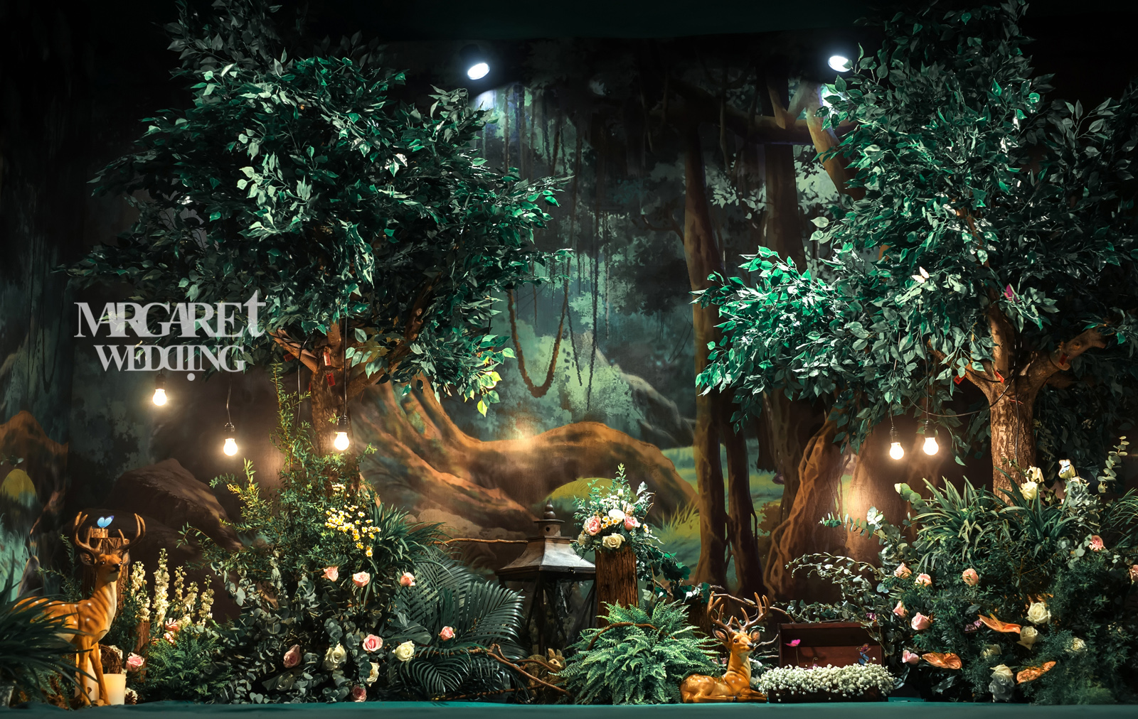 森系主题婚礼《那年我们记忆中的那片森林》