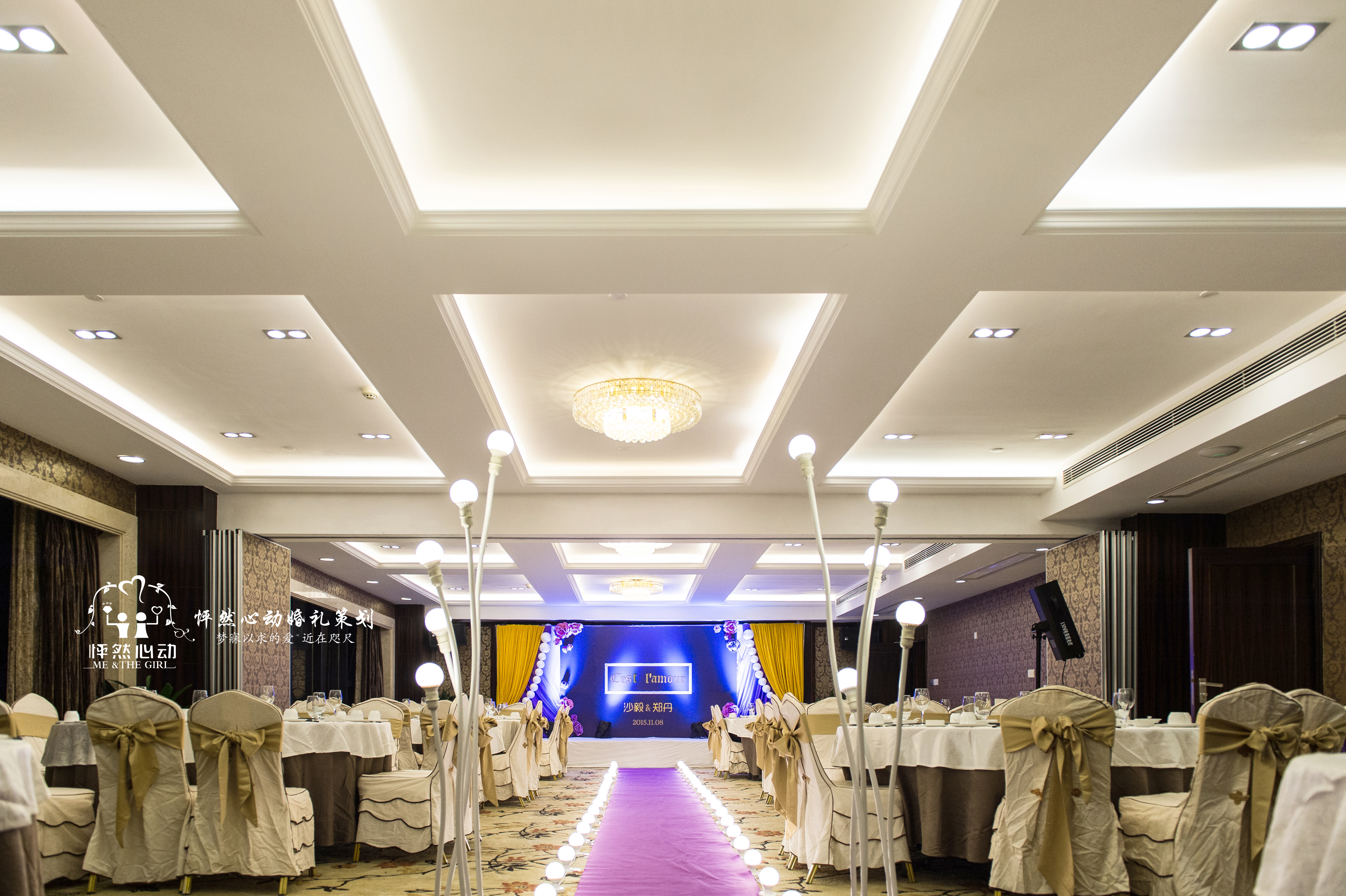 【C'est l'amour 11月婚礼案例精选】毅生相伴，丹心不渝！