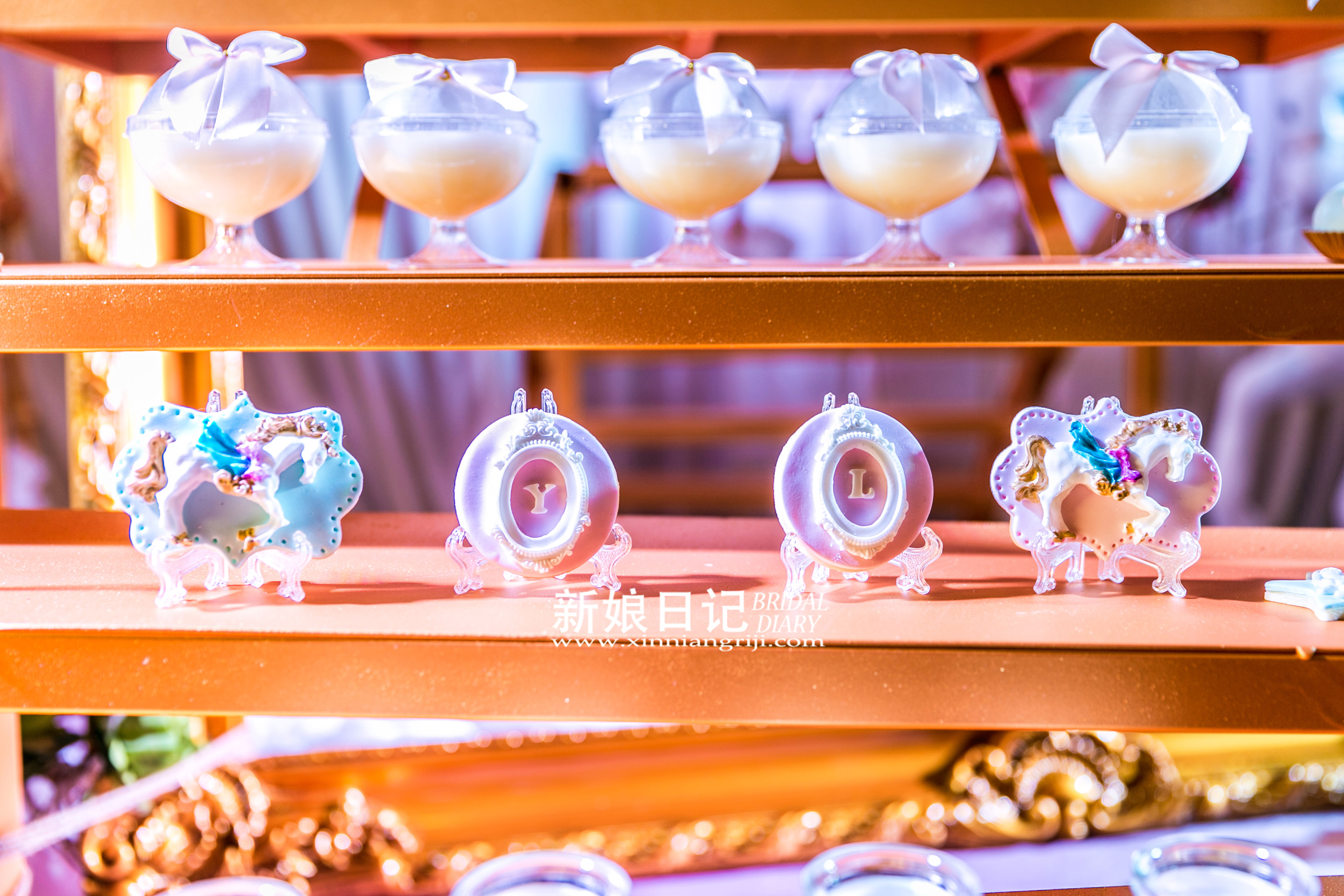 婚礼甜品,翻糖饼干,