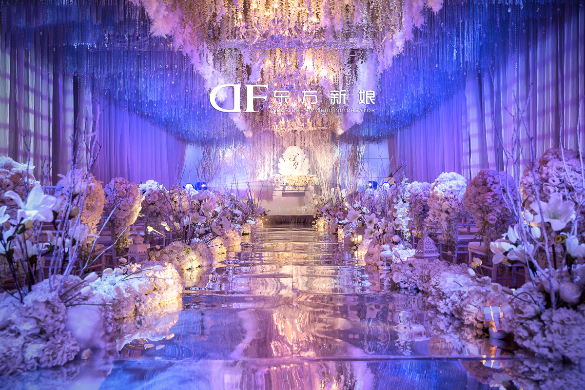唯美梦幻风婚礼冰雪主题婚礼