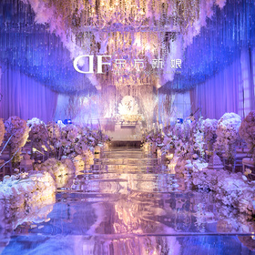 东方新娘婚礼机构:唯美梦幻冰雪主题婚礼《冰雪•遇见》