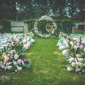 E&N私人婚礼定制:户外草坪婚礼《trace of love 爱的轨迹》