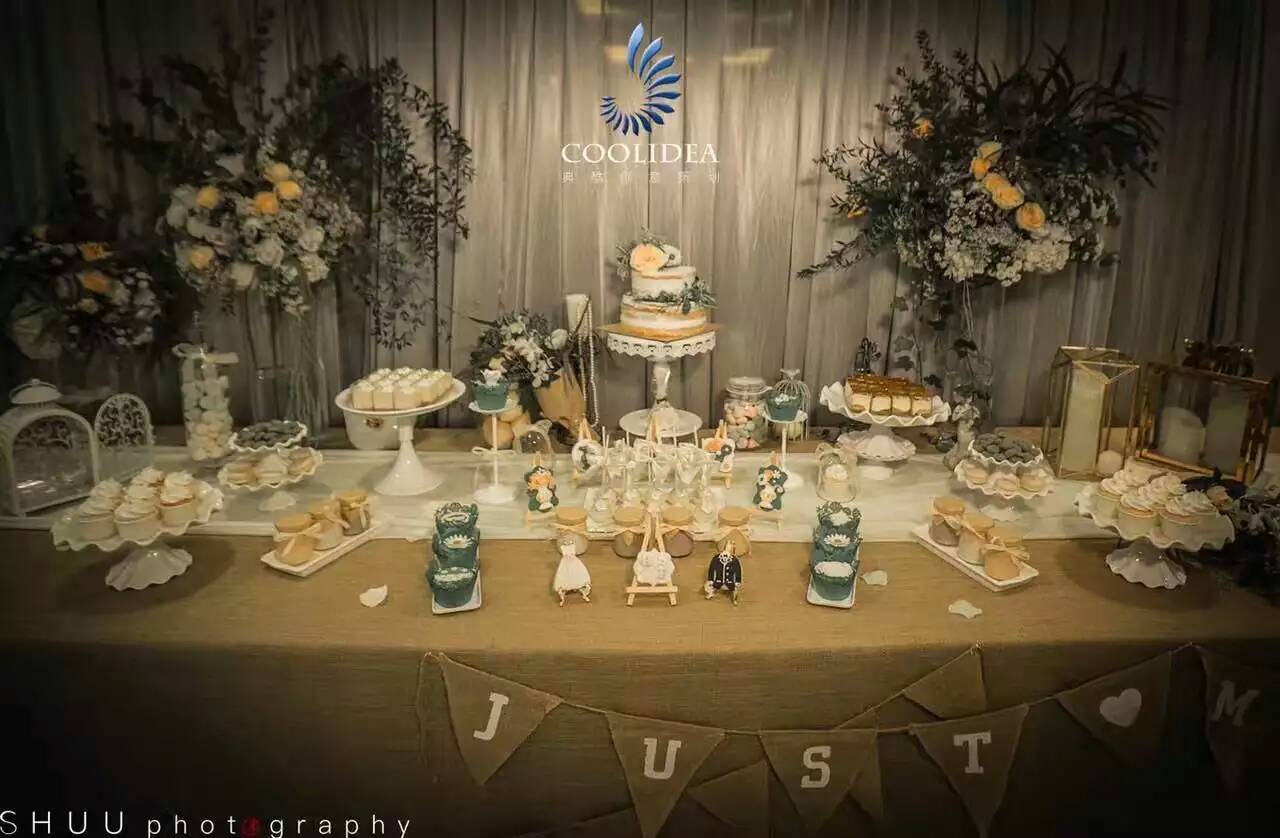 甜品桌,婚礼甜品,