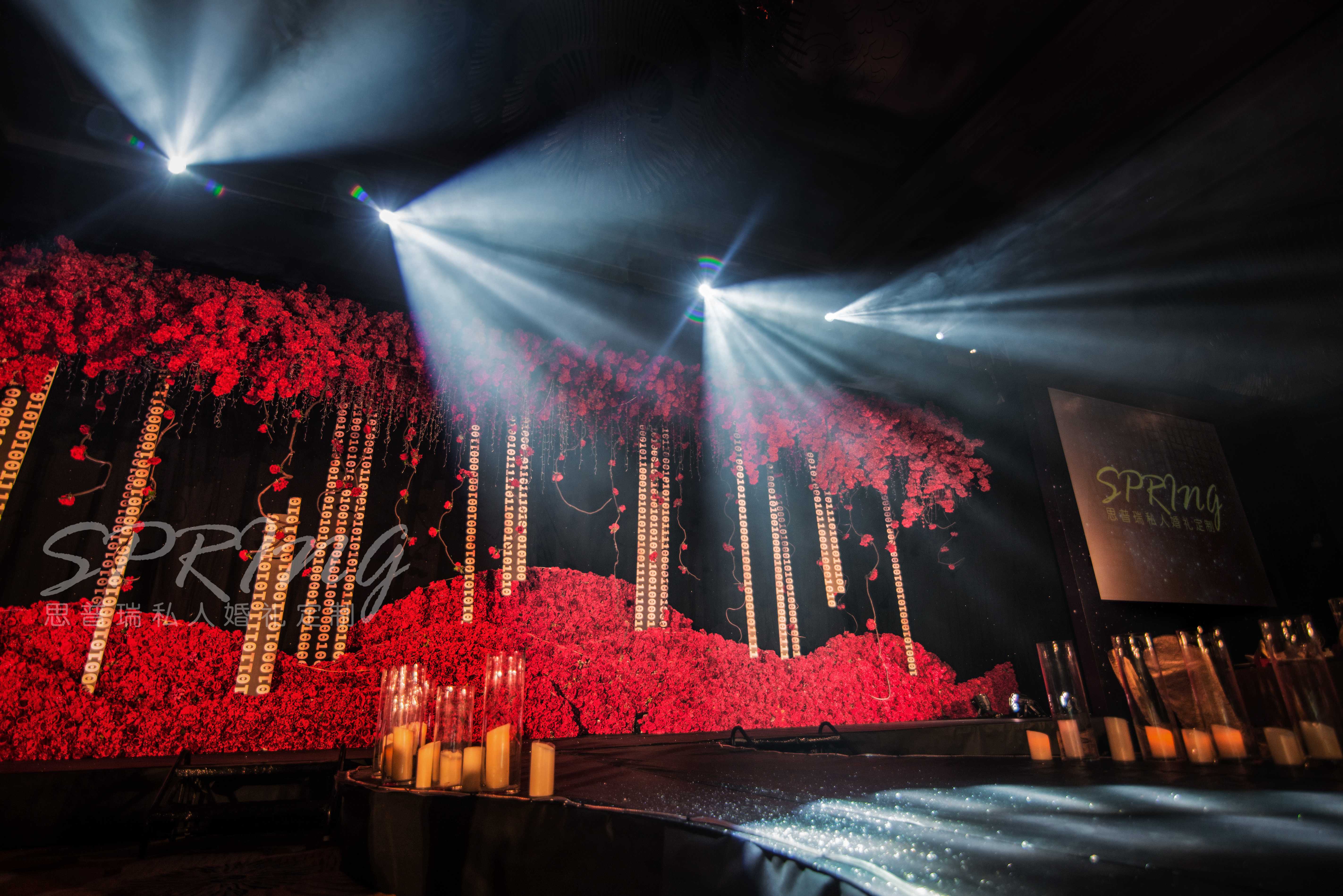 仪式区,婚礼布置,