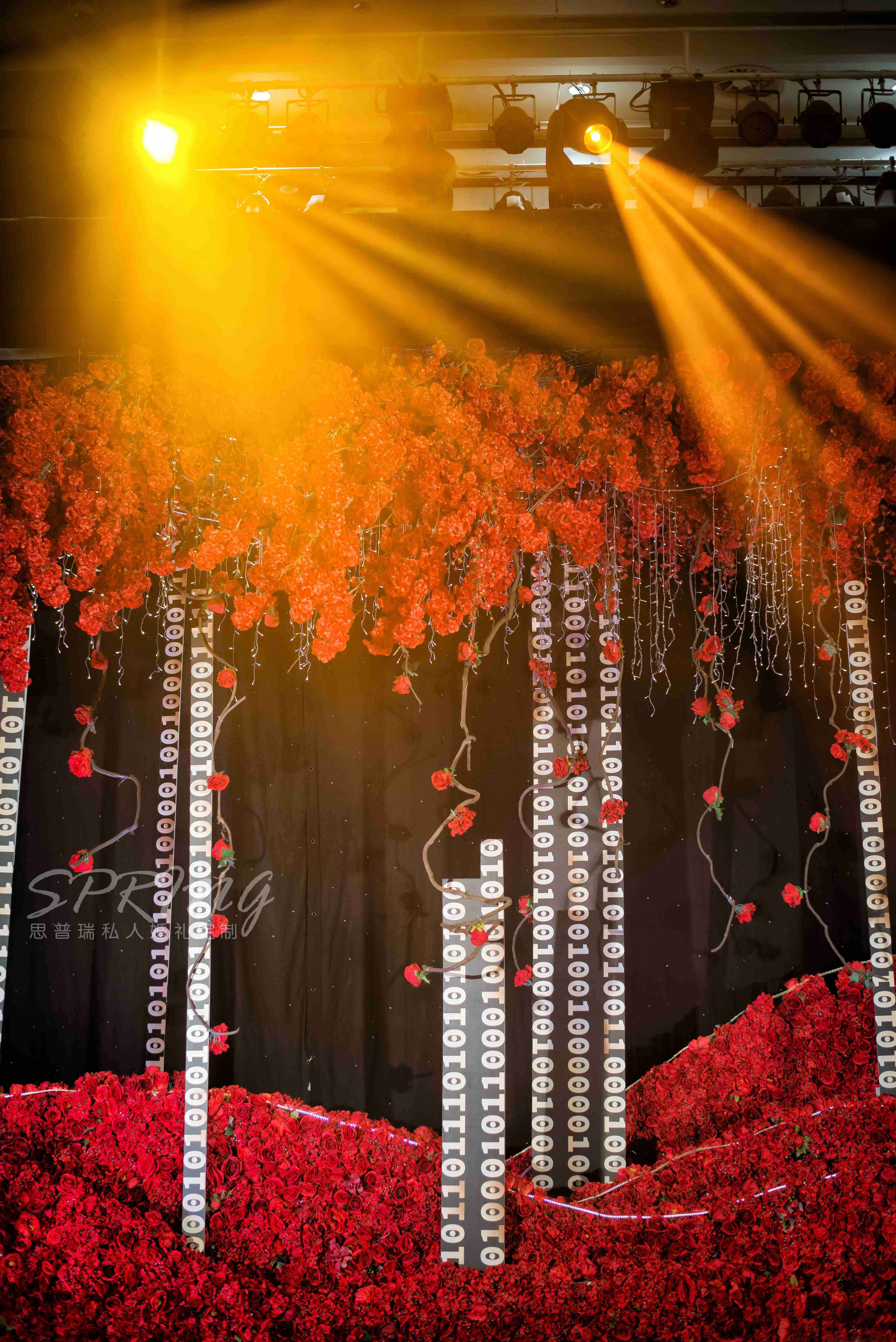 灯串,鲜花吊饰,