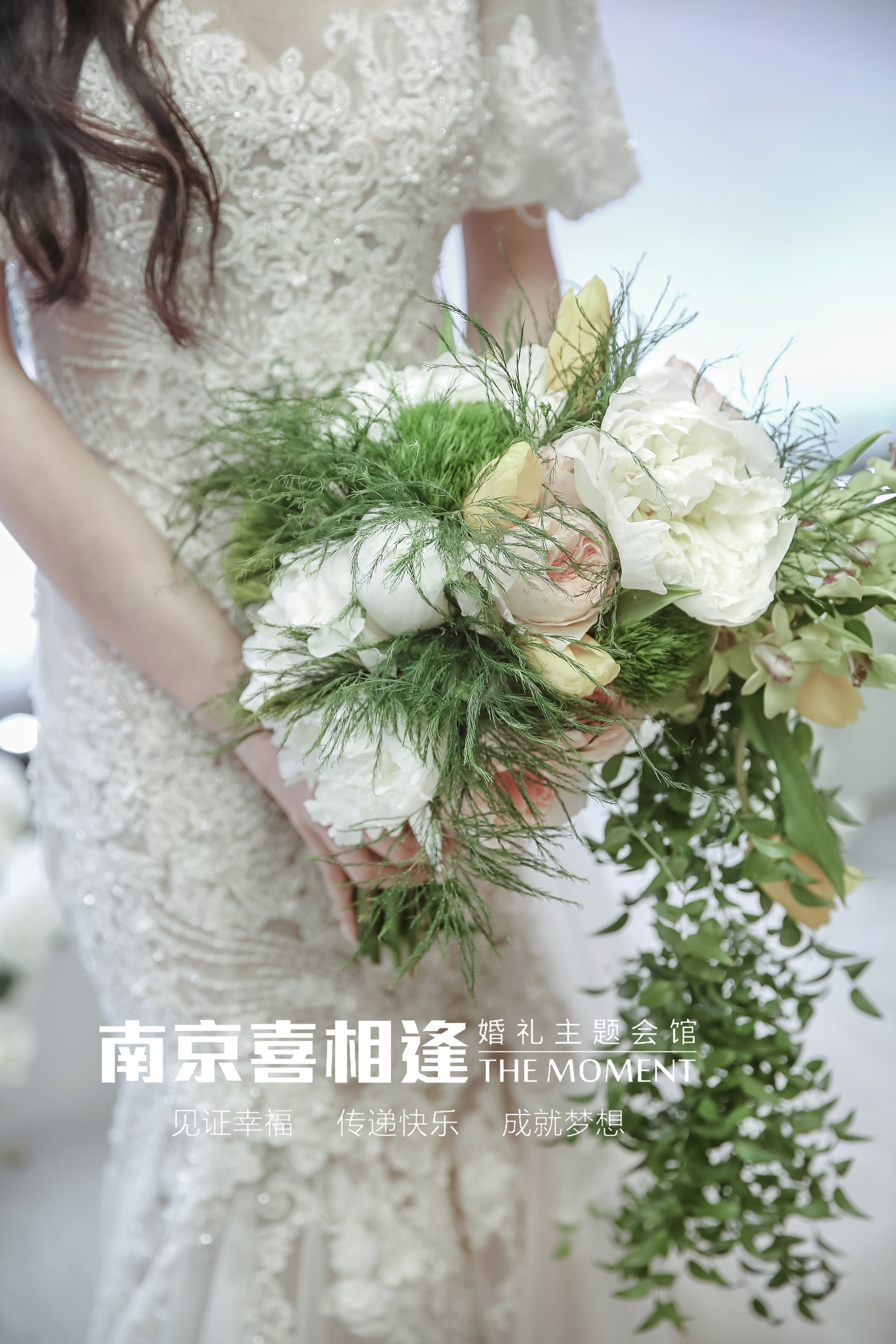 手捧花,