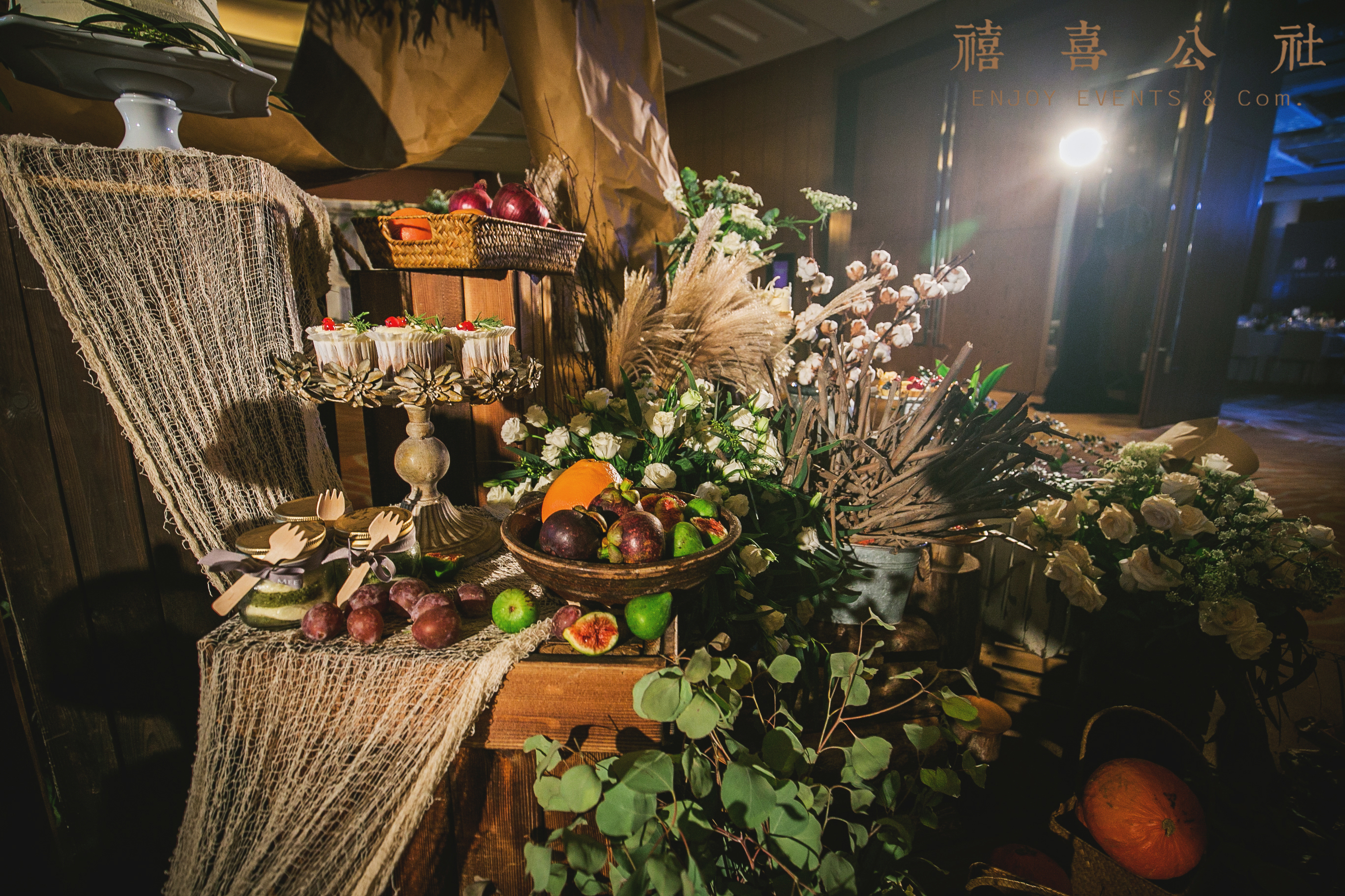 婚礼甜品,水果,