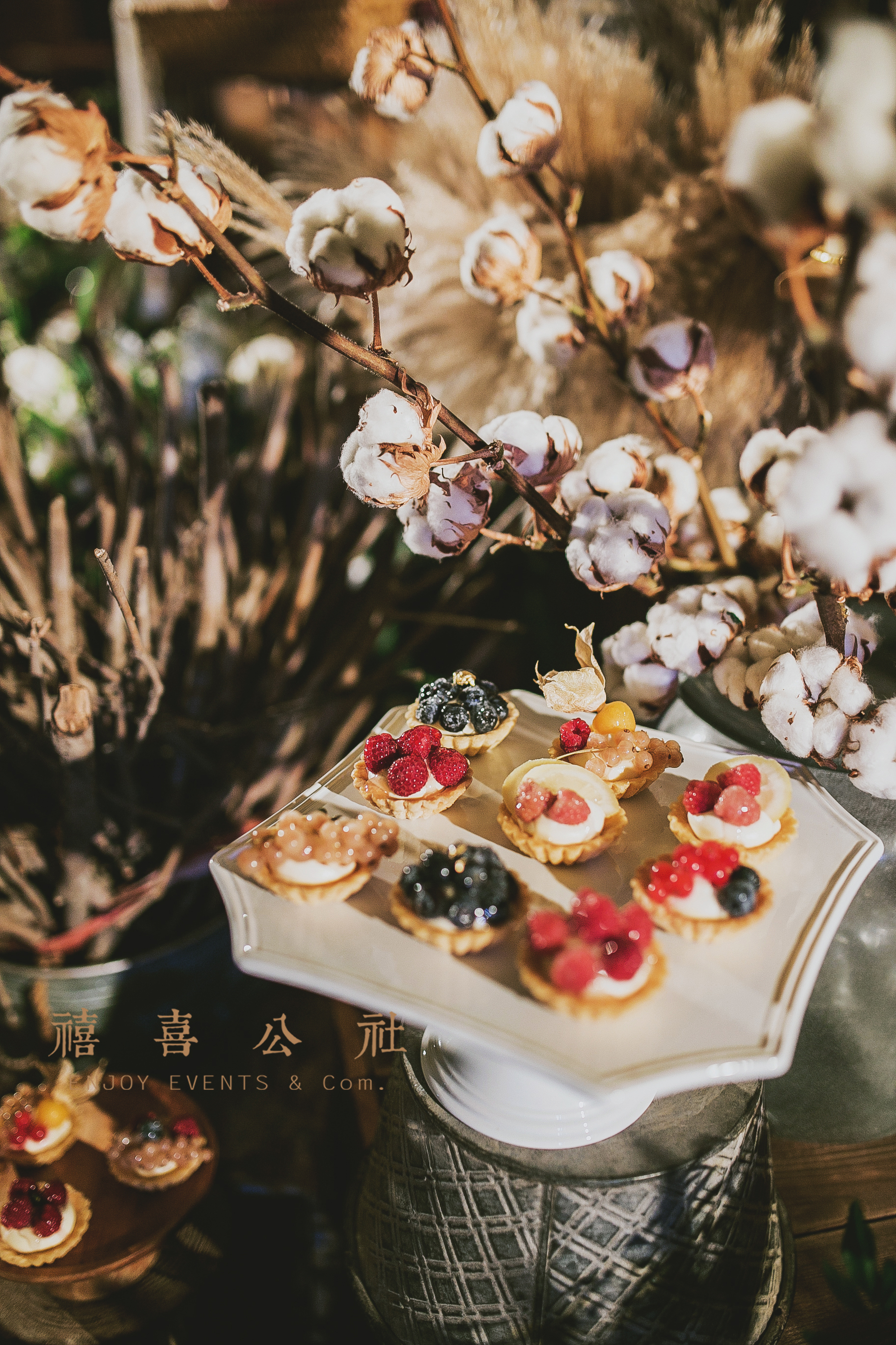 婚礼甜品,水果派,