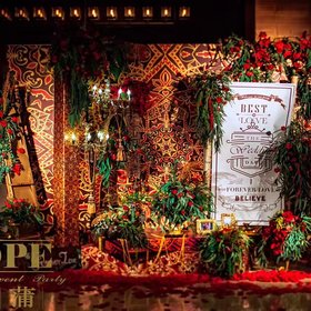 红蒲婚礼:复古奢华婚礼《繁花似锦》