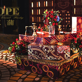 红蒲婚礼:复古奢华婚礼《Golden Age》