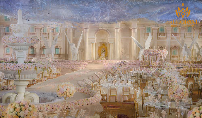 唯美梦幻风婚礼《天空之城》