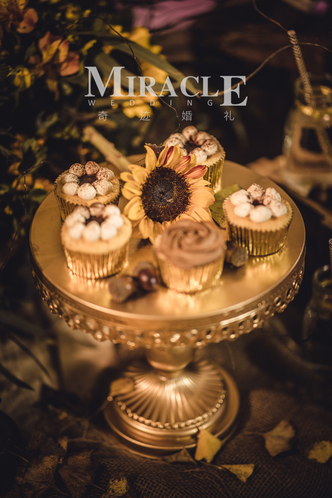 婚礼甜品,cupcake,
