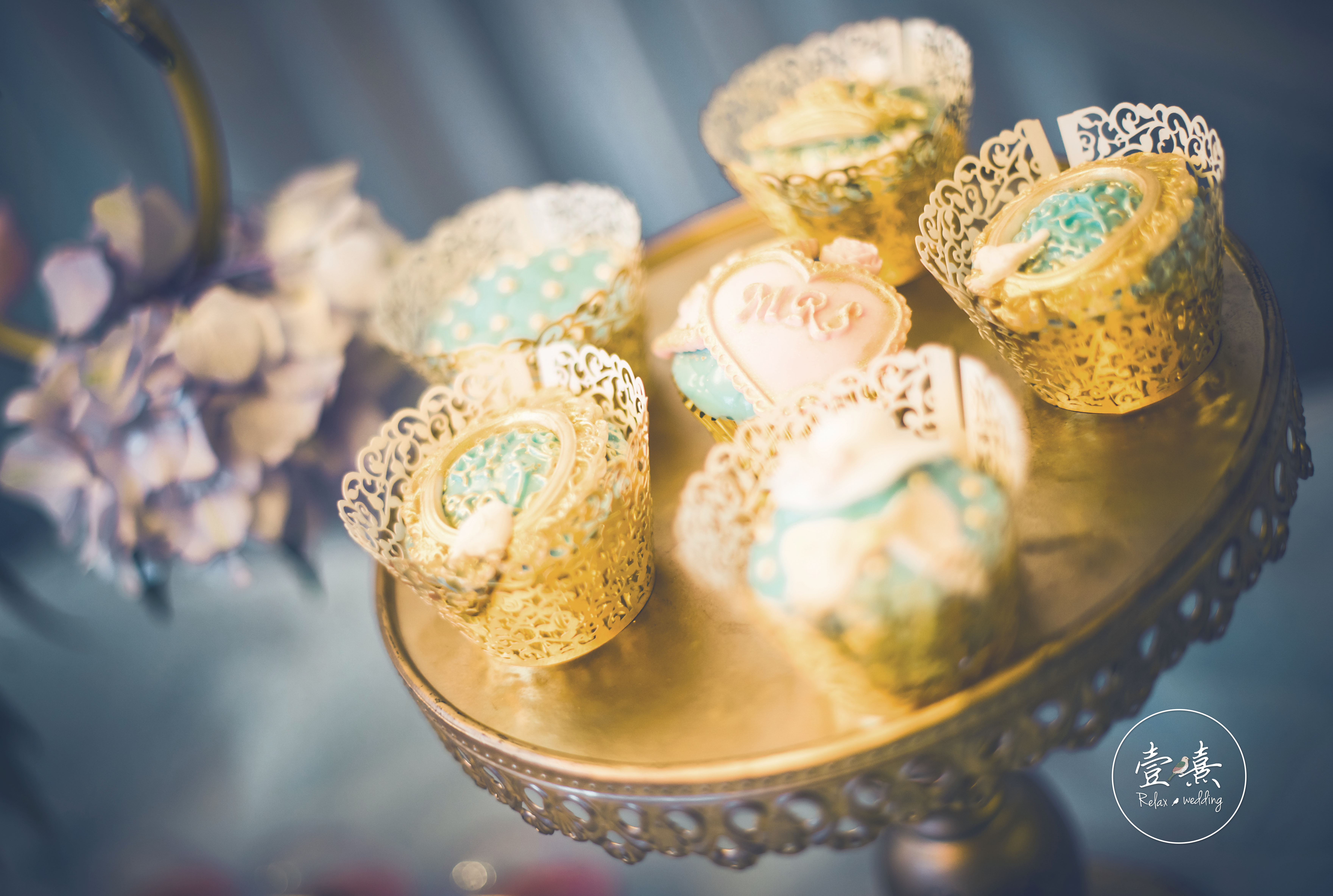 婚礼甜品,cupcake,
